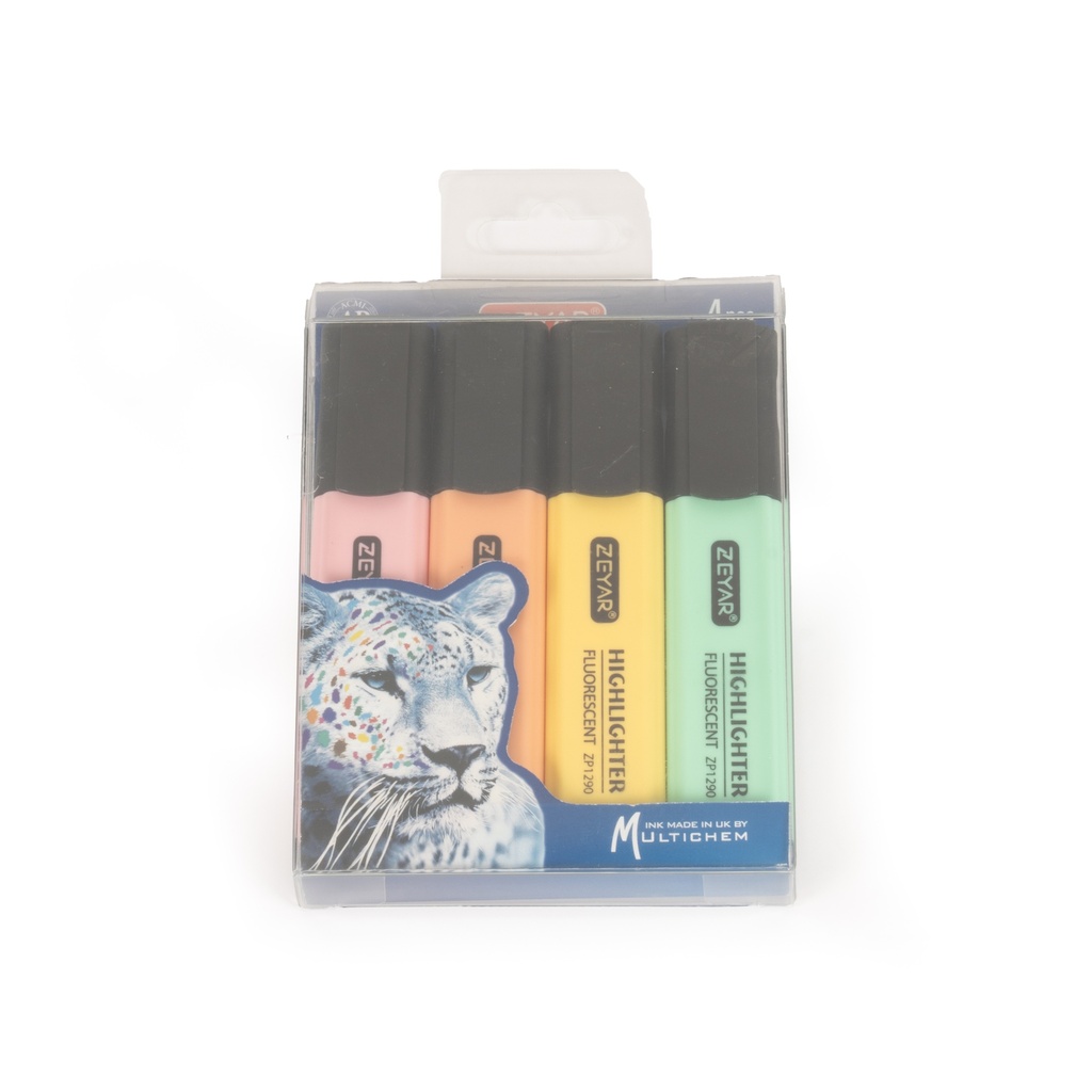 [2143] طقم اقلام هاي لايت4  قلم 2090-4