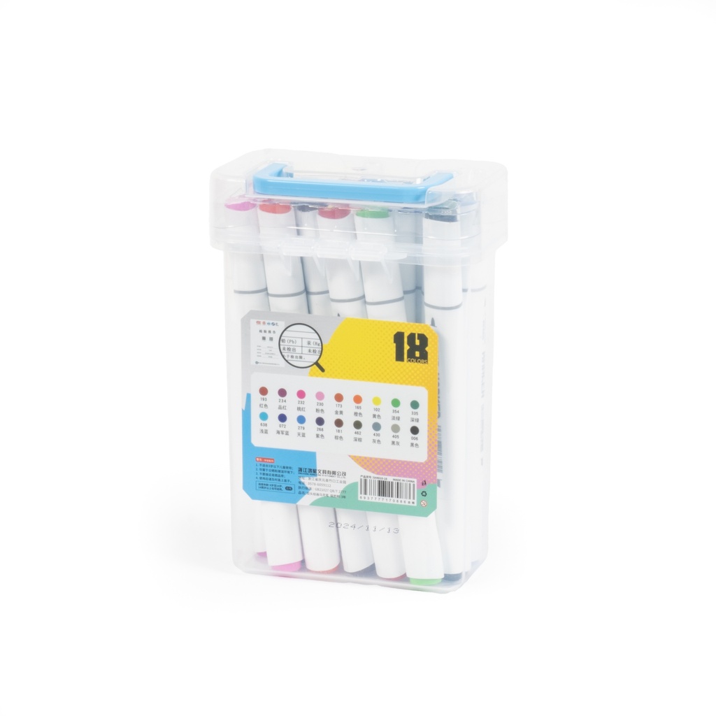 [2151] الوان شينية 2  راس علبة بلاستك18  لون SH4010-18