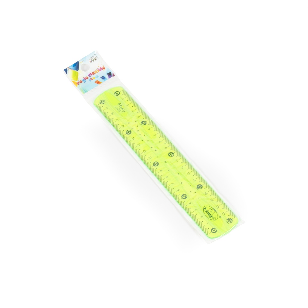 [2225] مسطرة طرية شخصيات كرتونية 15  سم/615-6