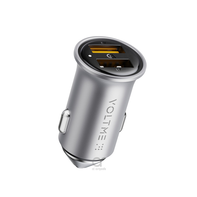 Voltmi - Kazoo 24 AA Car Charger (24 Watts) Silver