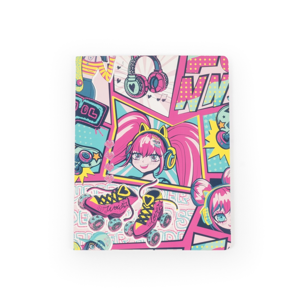 دفتر مسطر 8*10 انجليزى4L 80 ورقة تركي/N-529