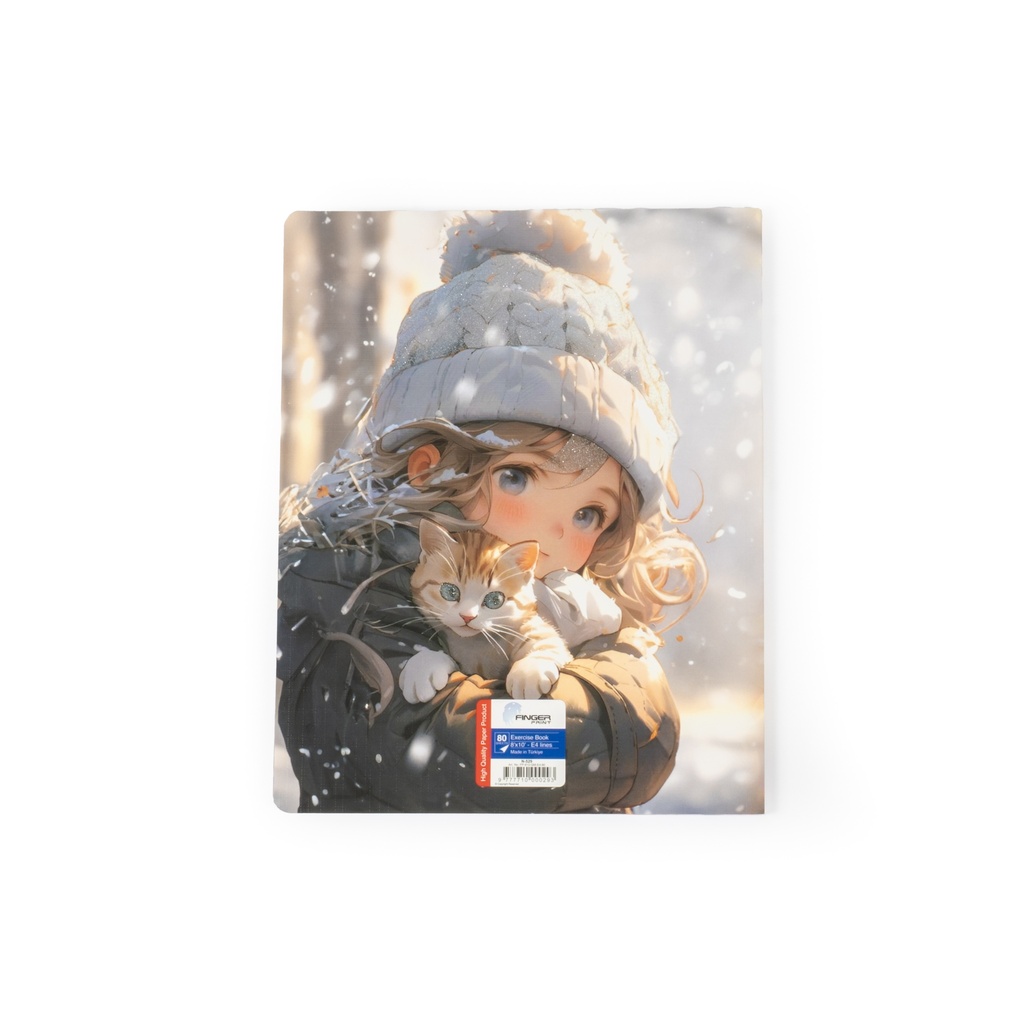 دفتر مسطر 8*10 انجليزى 604L ورقة/ZN-581 تركي