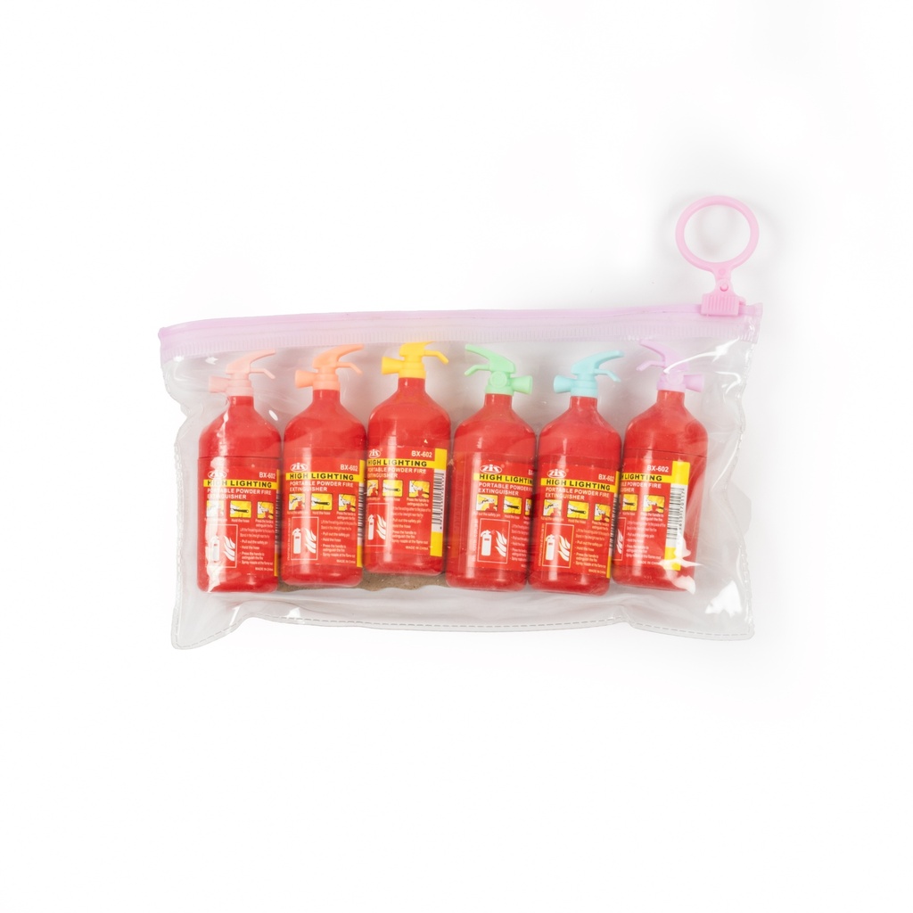 [3311] هاي لايت شنطة بلاستك اشكال إطفاء BX-602-6