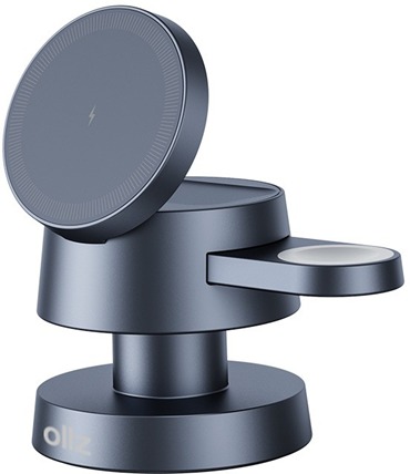 [3448] أولز - قاعدة شاحن لاسلكي باور مع اضاءة 4  في 1