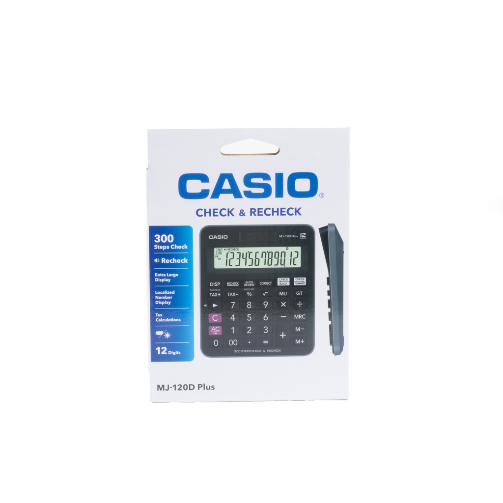 [3472] DJ-120DPLUS-W-DP آلة حاسبة مكتبية اسود