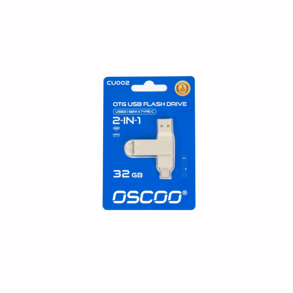 [3483] اوسكو فلاش موبايل 32  معدني تايب سي