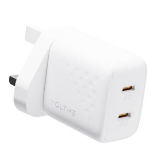 فولتمي - شاحن حائط ريفو 35 ديو لايت (35 واط) أبيض