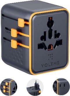 فولتمي  - شاحن السفر فيتو جو بقوة 20 وات - جراي