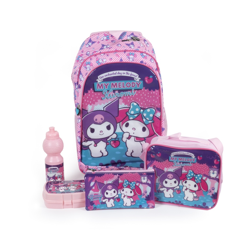 [363] شنطة ترولي 18  انش بوكس MY MELODY 5 in1