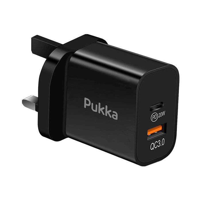 بوكا شاحن حائط بقوة 20 واط - أسود