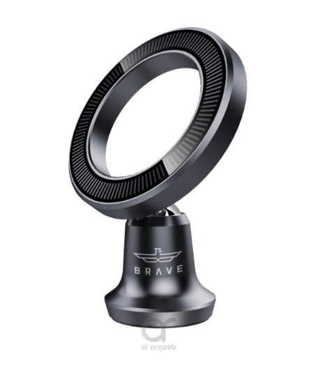 حامل هاتف السيارة - قابل للدوران 360 درجة، عالمي - أسود