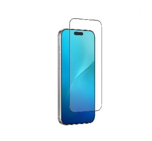 امازينج ايفون 17 إير 6.6 ثلاثي الابعاد مغطى بالكامل راديكس زجاج شفاف (اللون : شفاف)