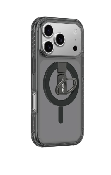 اميزنج -  -جراب  AMAZING - Titan Pro Grip Ring Set  ايفون 17 برو ماكس -اسود