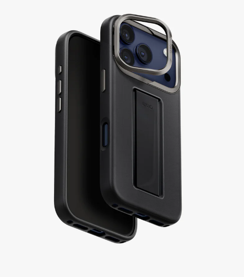 UNIQ - كفر هيلدرو برو فليكس جريب - جلد - ايفون 17 برو