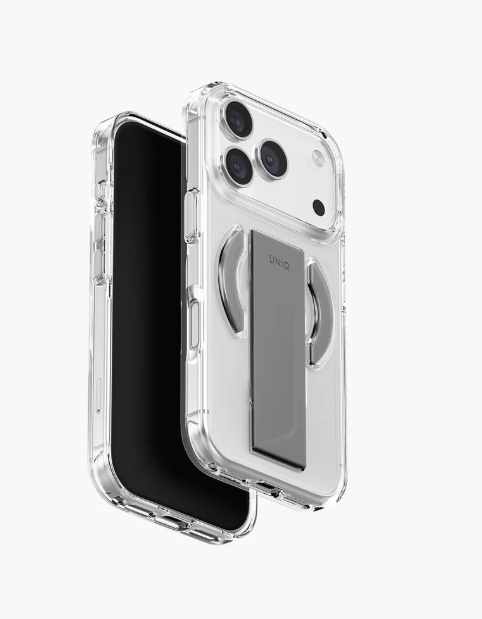UNIQ - كفر هيلدرو إير سليم فليكس جريب-  مع شحن مغناطيسي - ايفون 17 برو
