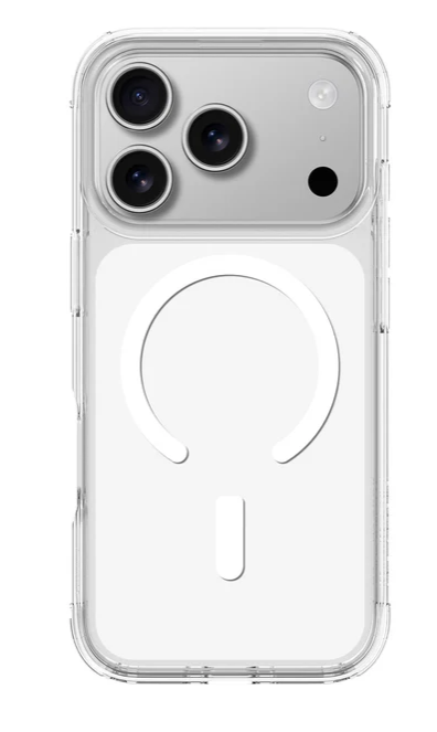 اميزنج - أميزينج ثينج مينيمال كفر حماية بتقنية ماج سيف مقاومة للسقوط للهاتف ايفون 17 برو لون شفاف