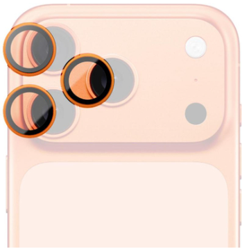 اميزنج - حماية عدسة الكاميرا - برتقالي - ايفون 17برو / برو ماكس