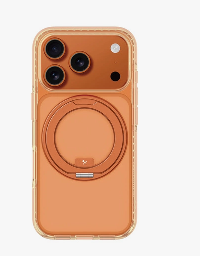 [3851] اميزنج -كفر  AmazingThing Titan Pro Spin لهاتف iPhone 17 Pro متوافق مع MagSafe - برتقالي
