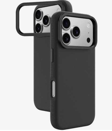 اميزنج - كفر Amazingthing Glamour Allskin Magsafe المقاوم للصدمات لهاتف iPhone 17 Pro مقاس 6.3 بوصة - أسود