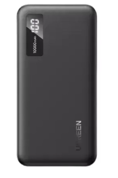 يوجرين - باور بنك أسود PB311 بسعة 10000 مللي أمبير/ساعة وشحن سريع ثنائي الاتجاه بقوة 20 واط