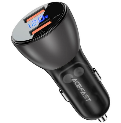 ايس فاست - شاحن سيارة B7 أسود 45 واط