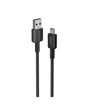 انكر - واير USB الى تايب سي 0.9 متر - اسود