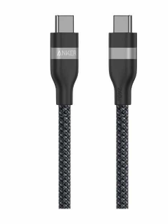 انكر - واير تايب سي الى تايب سي 240 واط 1.8 سم - اسود