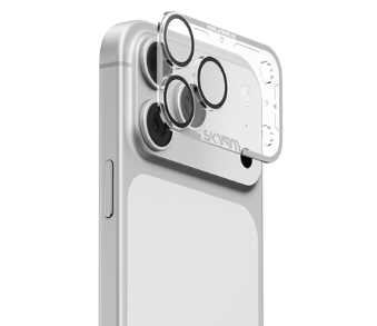 سكينارما - حامي عدسة الكاميرا غير اللامعة من سلسلة ماجما من  iPhone 17 Pro Max سلفر