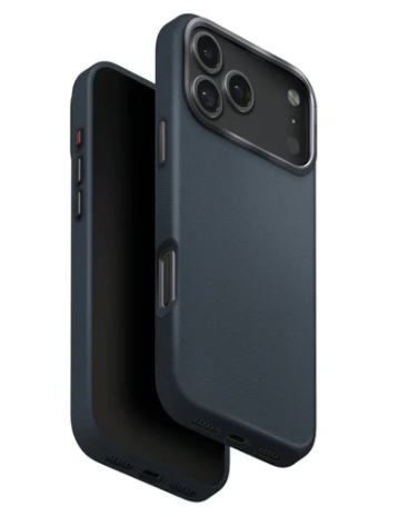 [3990] يونيك - هايبرد ماج سيف حافظة ابل ايفون 17  برو ماكس أزرق رمادي