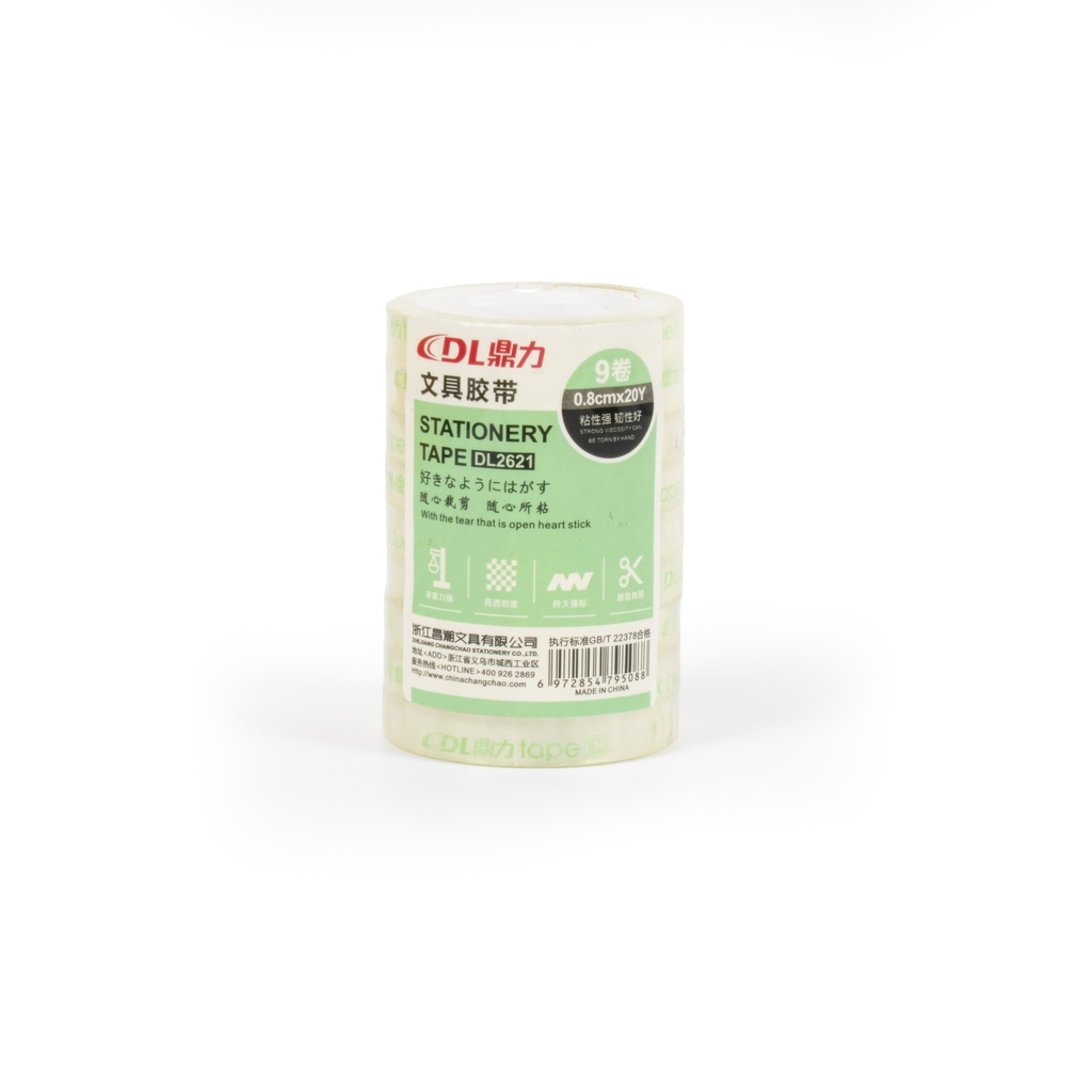 [447] تيب شفاف ميني 9  حبة DL2621