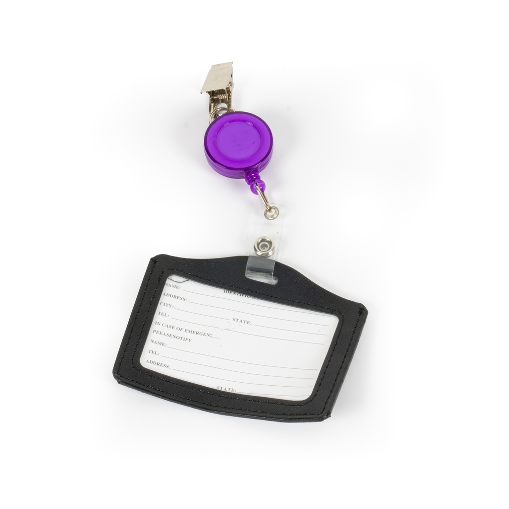 [455] هوية طالب جلد سحاب ملون