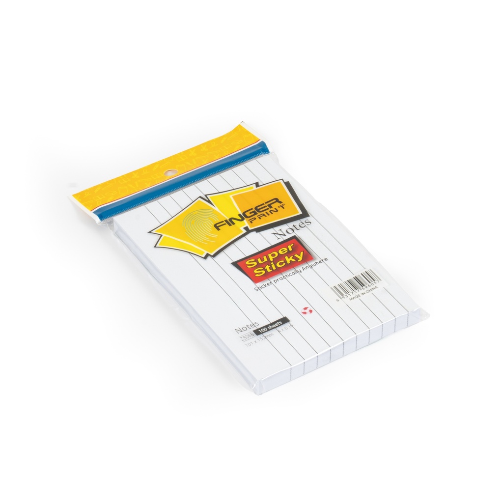[474] ورق ملاحظات ابيض مسطر 4*6 ZS-06B