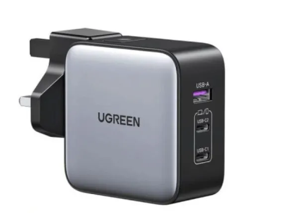 [494] يوجرين شاحن حائط سريع 65  واط 3  منافذ