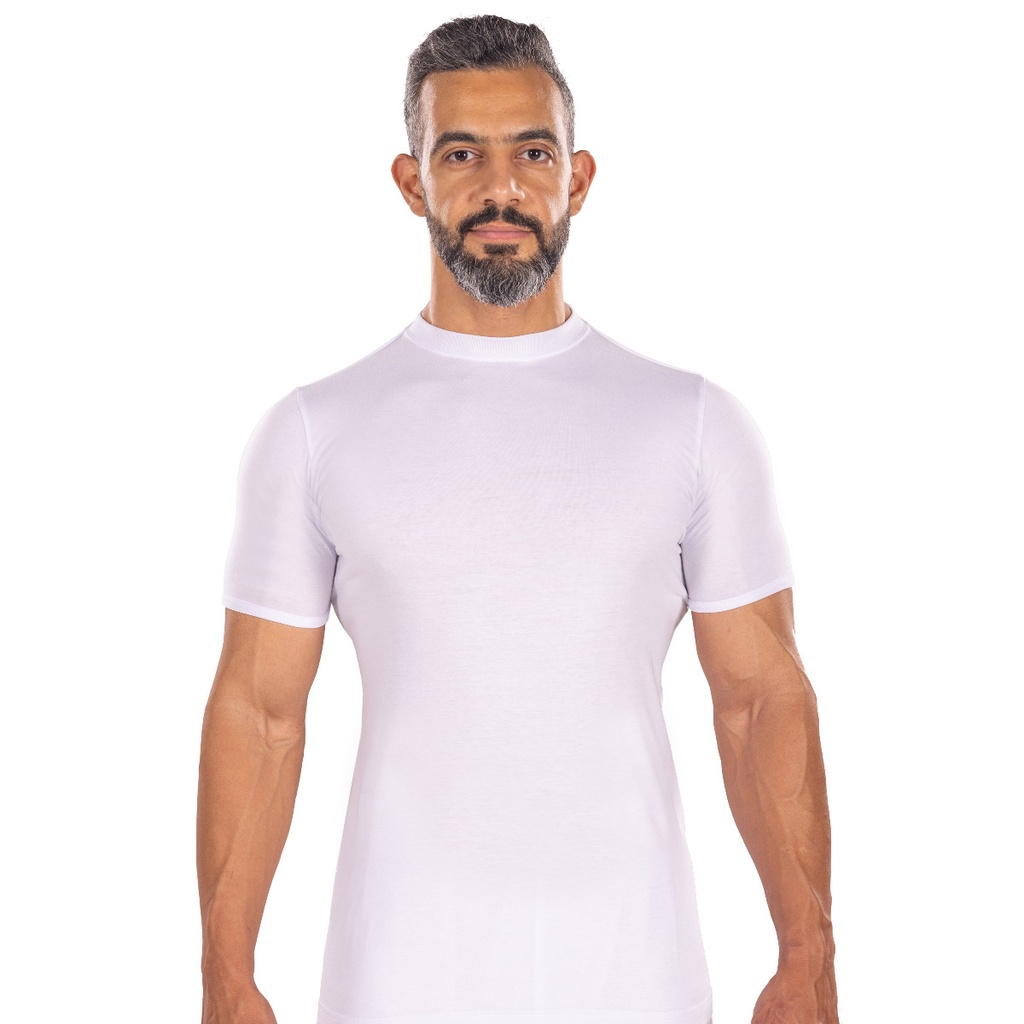 [3700] دروش فانلة رجالي نصف كم حلق ( غولة ) (S)