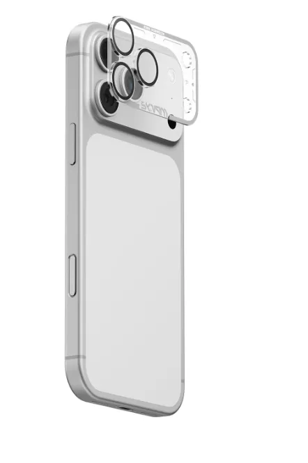 سكين ارما - ماجما حماية عدسة الكاميرا لهاتف ايفون 17 برو - رمادي