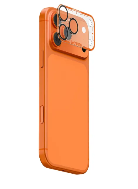 سكين ارما - ماجما حماية عدسة الكاميرا لهاتف ايفون 17 برو - برتقالي