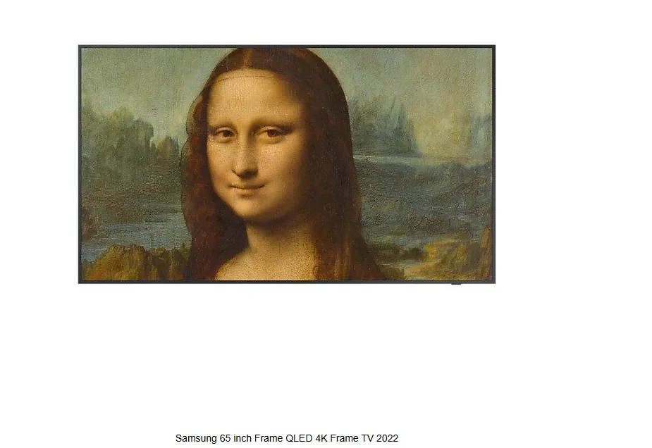 تلفزيون سامسونج - Samsung 65 inch Frame QLED 4K Frame TV 2022