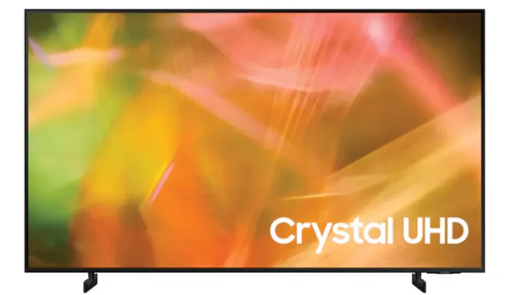 [UA85AU8000UXZN] تلفزيون سامسونج ذكي سامسونج بوصة AU8000 Crystal UHD 4Kتلفزيون 85  بوصة UHD 4K / يو اس بي إتش دي إم أي إيثرنت / أسود