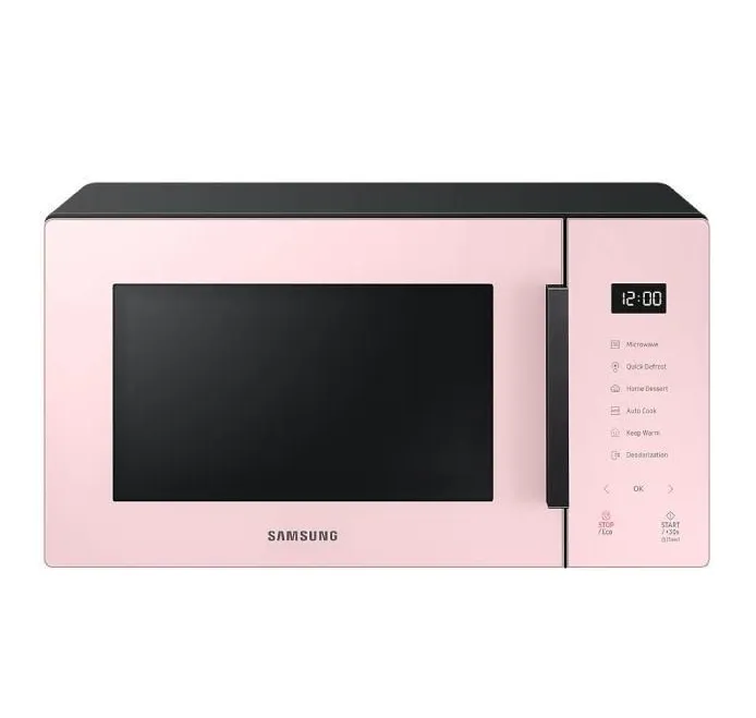 [MS23T5018AP] فرن مايكروويف بيسبوك سولو من سامسونج، بقوة 750  واط، 23  لتر، MS23T5018AP/SG - وردي