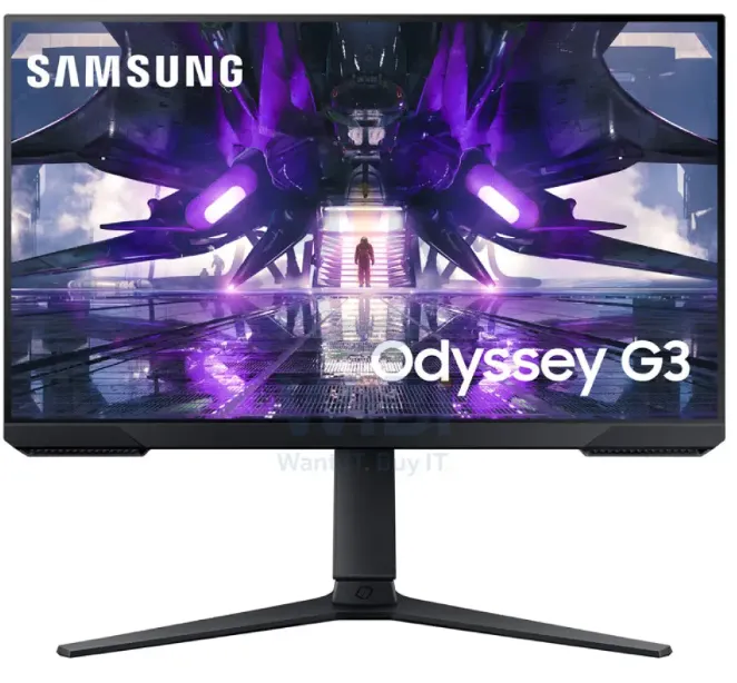 [LS24AG320NMXUE] سامسونج Odyssey G3 LS24AG320NMXUE LS24AG320NMXUE الألعاب شاشة - 24.0  بوصة VA كاملة الوضوح / 1  مللي ثانية / إتش دي إم أي / منفذ العرض / أسود - شاشة