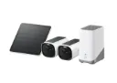 EUFY - مجموعة Eufy Cam E40 المكونة من كاميرتين (HomeBase™ S380 ولوحة شمسية) - يو اس بي/ أبيض
