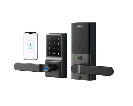 [T85L0111] EUFY - قفل ذكي eufy C33  قفل أسود