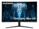 سامسونج أوديسي نيو جي8 LS32BG850NMXUE منحني الألعاب شاشة منحنية - 32.0 بوصة VA UHD / 1 مللي ثانية / يو اس بي / إتش دي إم أي / منفذ العرض أبيض / شاشة