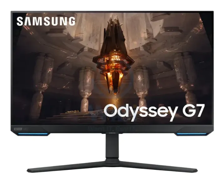 [LS28BG702EMXUE] سامسونج أوديسي جي7 LS28BG702EMXUE ذكي الألعاب شاشة IPS 4K 4K UHD مقاس 28.0  بوصة / 1  مللي ثانية / يو اس بي إتش دي إم أي / منفذ العرض / منفذ العرض / شبكة محلية / واي-فاي / بلوتوث أسود - شاشة