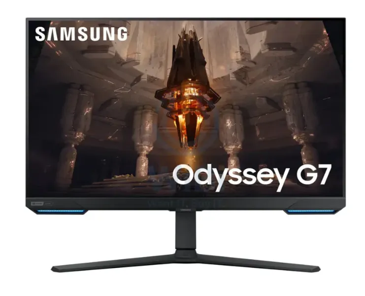[LS32BG702EMXUE] شاشة الألعاب ذكي سامسونج جي7  شاشة 32.0  بوصة IPS 4K UHD / 1  مللي ثانية / يو اس بي إتش دي إم أي منفذ العرض شبكة محلية واي-فاي بلوتوث أسود شاشة