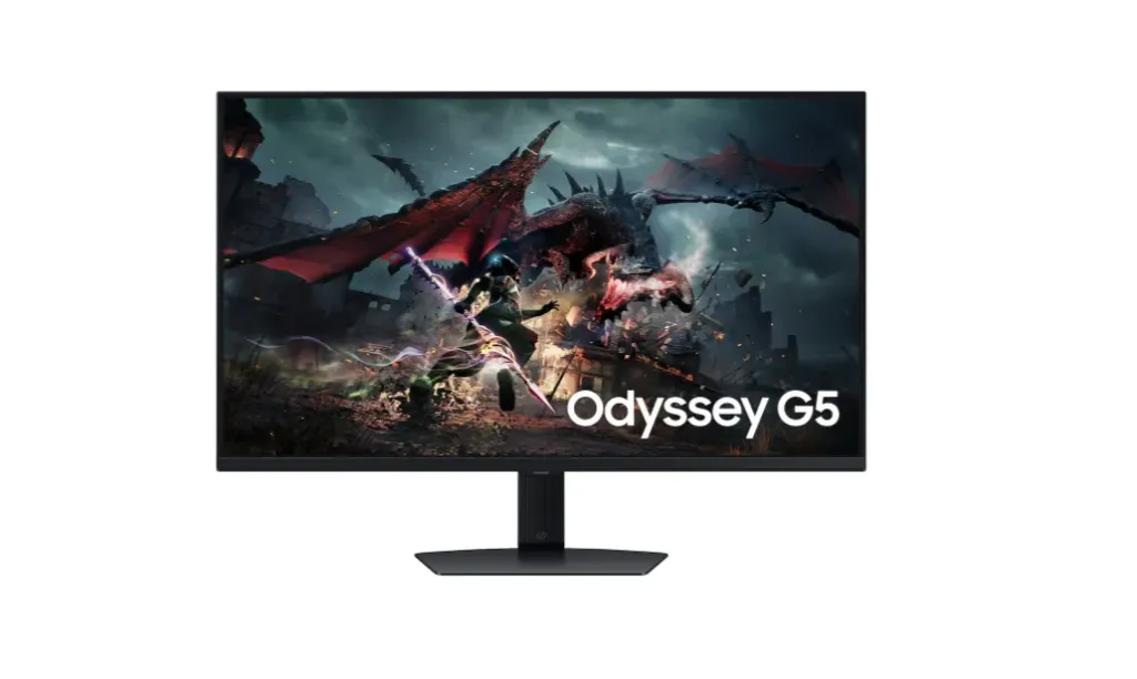[LS32DG502EMXUE] سامسونج - شاشة ألعاب Odyssey G5 G50D مقاس 32  بوصة بدقة QHD ومعدل تحديث 180  هرتز