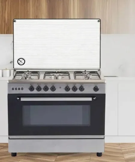 [LC - طباخ غاز LC - من 5  عيون اشعال ذاتي  -  HUT] LC - طباخ غاز LC - من 5  عيون اشعال ذاتي  -  HUT