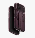 يونيك - كفر Heldro Air Grip - للايفون 18 برو - عنابي